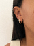 Brinco de Argola Sara Dourado M - comprar online