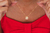 Colar Nossa Senhora Cravejado Dourado - Garbian