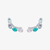 Brinco Earcuff Lola Colorido Prata