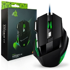 Mouse Gamer Usb 2400 Dpi com Led 7 Botões Knup