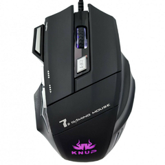 Mouse Gamer Usb 2400 Dpi com Led 7 Botões Knup na internet