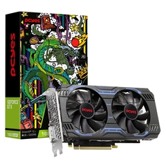 Placa de vídeo GTX 1660 Super PCYes NVIDIA GeForce, 6GB GDDR 6, 192 bits Full size - PA1660S6GR6DF