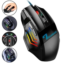 Mouse Gamer Usb com Fio de Nylon 7 Botões e Iluminação LED - G2