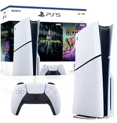 Console PlayStation®5 Slim Bundle Ratchet & Clank And Returnal Cor Branco