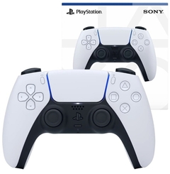 Controle Joystick Sem Fio Sony Playstation Dualsense White e Black - Original