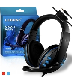 Headset Gamer com Microfone Conexão P3 LEBOSS - LB-FN606