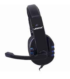 Headset Gamer com Microfone Conexão P3 LEBOSS - LB-FN606 - comprar online