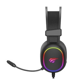 Headset Gamer com Fio e Microfone Havit Gaming Series Led H2016D - Preto na internet