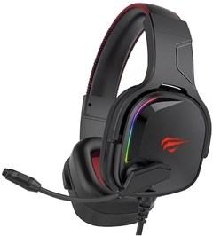 Headset Gamer 7.1 com Fio USB Led RGB Havit Gaming Series H2022U - Preto