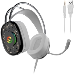 Headset Gamer Branco com Microfone P3 ONISTEK - ON-FN639 - comprar online