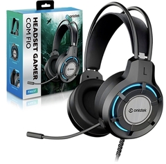 Headset Gamer com Microfone e Iluminação LED P3 ONISTEK - ON-FN637