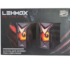 Caixa de Som Gamer para PC Usb com Iluminação Led Lehmox - LEY-1870 - RDG EXPRESS