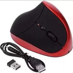 Mouse Óptico Vertical Ergonômico Sem Fio - RDG EXPRESS