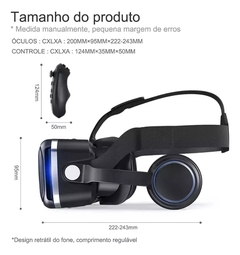 Imagem do VR Óculos VR Shinecon ( Modelo completo ) com controle e fone