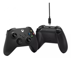 Controle Sem Fio Xbox Wireless Preto Cor Carbon black - RDG EXPRESS