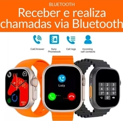 Smartwatch ULTRA 3 49M SERIE10 TELA AMOLED CHAT GPT - LARANJA