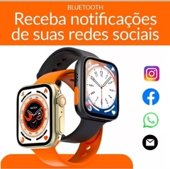 Smartwatch ULTRA 3 49M SERIE10 TELA AMOLED CHAT GPT - LARANJA - comprar online