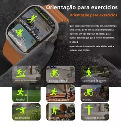 Smartwatch Ultra 3 Pro 49mm Amoled Nfc e Gps na internet