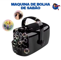 Máquina Portatil de Bolha de Sabão 220ml