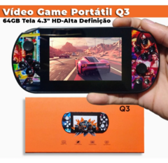 Vídeo game Portátil Q3 10.000 jogos retrô clássico - ENVIO IMEDIATO - comprar online