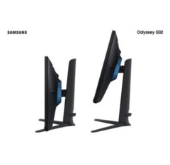 Imagem do Monitor Gamer Samsung Odyssey G32 27", 165Hz, Full HD, 1ms, DisplayPort e HDMI, FreeSync Premium, Ajuste de Altura, Preto - LS27AG320NLXZD