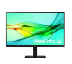 Monitor Samsung Viewfinity S6 27" 100Hz Qhd Hdmi Display Port Usb Usb-C 90W Ethernet Has Pivot Preto - Ls27D600Ualxzd