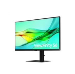 Monitor Samsung Viewfinity S6 27" 100Hz Qhd Hdmi Display Port Usb Usb-C 90W Ethernet Has Pivot Preto - Ls27D600Ualxzd - comprar online