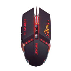 Mouse Gamer Usb com Iluminaçao Led RGB 2400 Dpi Infokit - GM-705 na internet