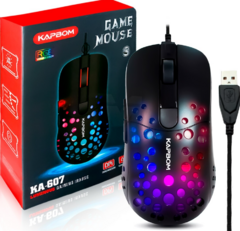 Mouse Gamer com Fio Usb e Iluminação Led Kapbom - KA-607