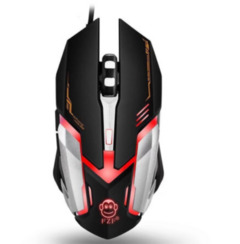 Mouse Gamer USB Com LED 3600 DPI Ajustavel EBAI - FZF-V6 - comprar online