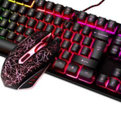 KIT Teclado E Mouse Gamer USB com LED RGB ABNT2 EBAI - FZF-K13 - comprar online