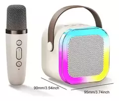 Mini Parlante Karaoke con Luz y Microfono K12