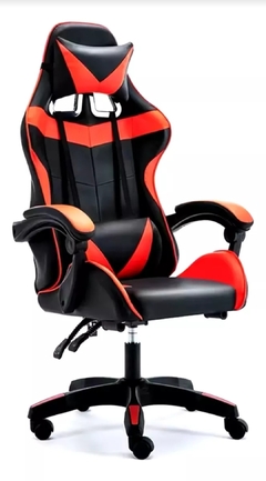 Silla Gamer con Almohadon Masajeador en la Cintura - Tienda online