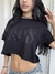 Remera over Caos negra