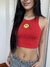 Musculosa Smile roja - comprar online