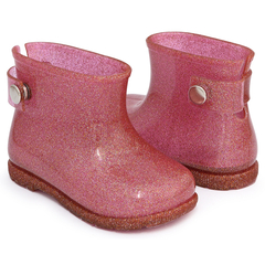 Kit 12 Pares Galocha Infantil Feminina Atacado Para Revenda Glitter Pink - comprar online