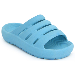 Kit 12 Pares Chinelo Nuvem Slide Infantil Azul Atacado - Baby Love | Calçados Infantis no Atacado