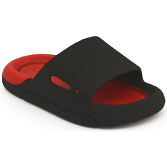 12 Pares Chinelo Slide Infantil Atacado Preto/Vermelho - comprar online