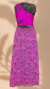 Saia Rosa Animal Print