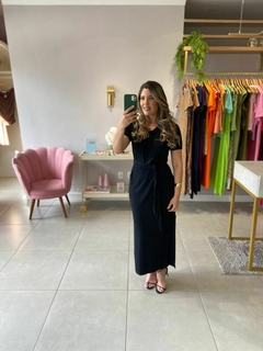 Vestido malha preto