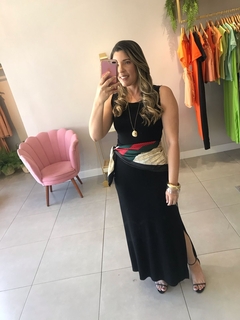 Vestido Preto Malha Moletinho