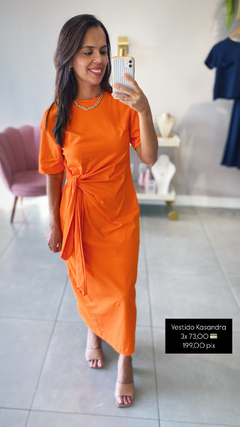 Vestido Kasandra Laranja - comprar online