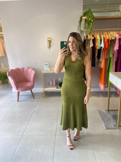 Conjunto Verde em malha Moletinho