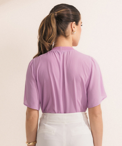 Blusa Rosa Gola Punho - comprar online