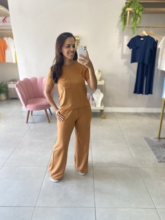 Conjunto Caqui em Malha