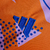 Camisa Seleção da Itália Goleiro 24/25 - Torcedor Adidas Masculina - Laranja com detalhes em azul e rosa e amarelo - loja online