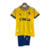 Kit Infantil Cadiz I Macron 23/24 - Amarelo com detalhes em azul