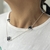Colar 5 trevos Preto