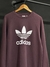 Crewneck Sweater Adidas en color Vino en internet