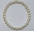 Pulseira de miçangas pérola com micangas cor de pérola